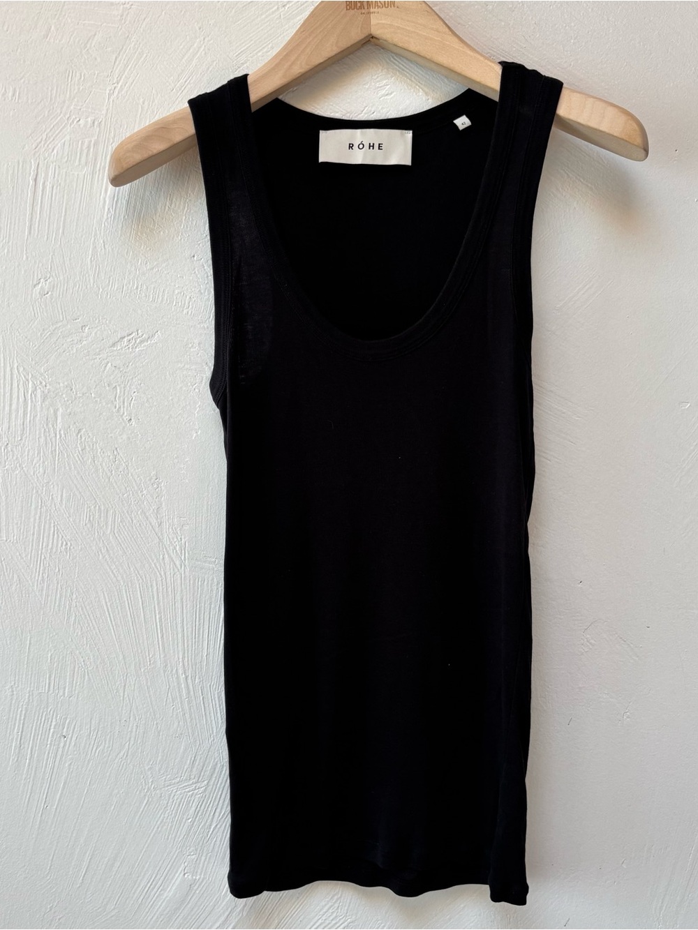 RÖHE Black Tank Top